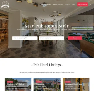 Pub Rooms helps you find pub & hotel accommodation across Australia. Make your next stay a pub stay! explore 🇦🇺 👉 https://bit.ly/pubrooms⁠
⁠
OR perhaps you are a publican interested in listing your pub rooms on Pub Rooms. We are more than a directory, we can get your accommodation online, set rates and distribute online via multiple channels including OTA's ATDW, and Google my Business, giving you the ultimate digital exposure. Be bookable 24/7 🙌 Discover more > https://bit.ly/list-my-pub-rooms⁠
⁠
#pubrooms⁠
#ozpubstay